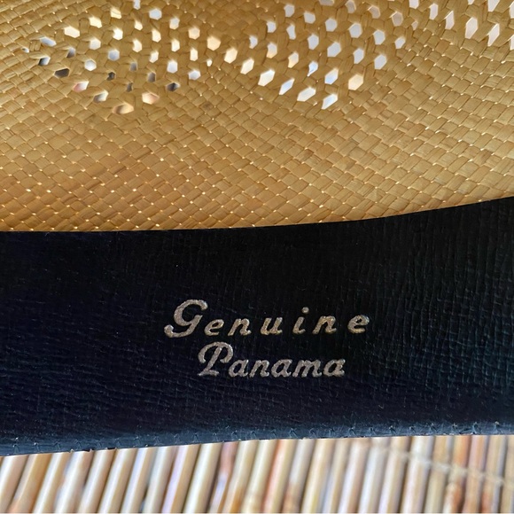 Vintage Stetson Derringer 60s/70s Genuine Panama Hat - Picture 16 of 16